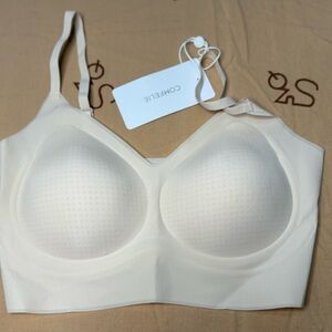 Cream Wireless Bra